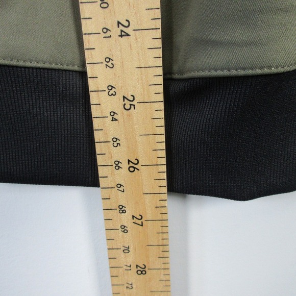 Claim Defame Hyperlight Bomber Jacket Men L Green Snap Lightweight Casual 334 - Picture 7 of 8